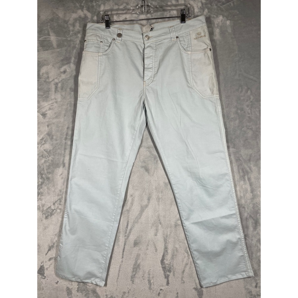 NICWAVE Mod Swing Pants Light Blue Made in Italy Size 54 36x30 Mens
